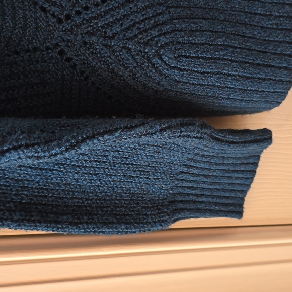 SONOMA BRAND WOMEN'S BLUE SCOOPNECK PULLOVER SWEATER SIZE LARGE - Picture 5 of 15